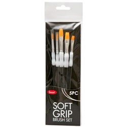 JASART BRUSH SET SOFT GRIP 5 Piece set